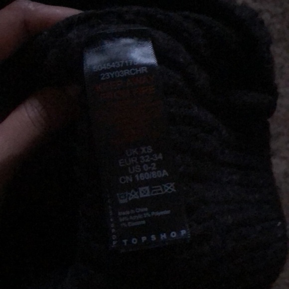 ⚫️ TOP SHOP LOOSE TURTLENECK BLACK SWEATER​​ - Picture 10 of 10